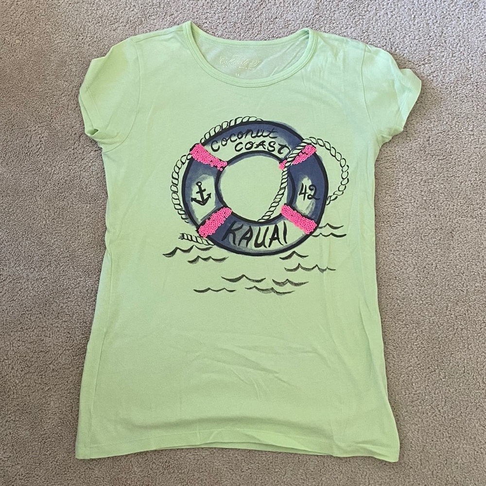 Crewcuts Size 14 Light Green Collectible T-Shirt